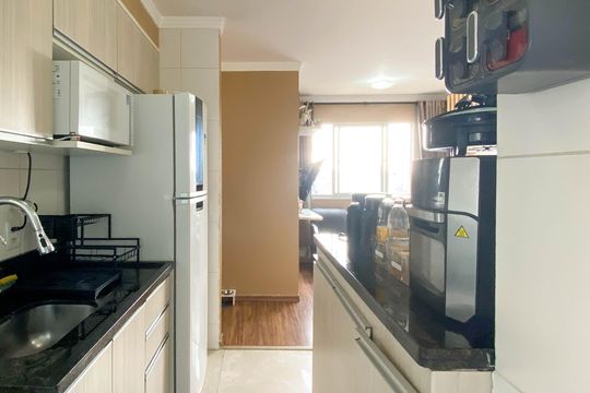 Cozinha de apartamento à venda com 3 quartos, 54m² em Centro, Diadema