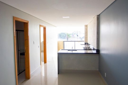 Sala de apartamento à venda com 2 quartos, 65m² em Setor Habitacional Vicente Pires, Brasília