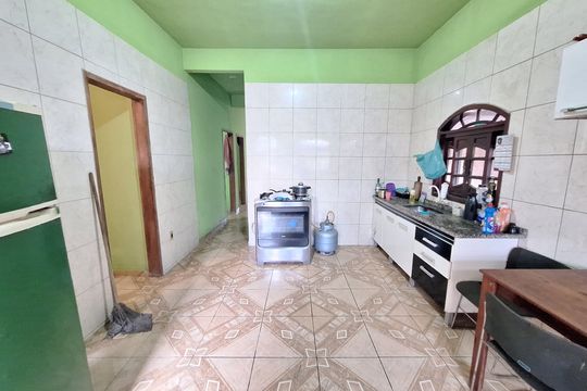 Cozinha de casa para alugar com 3 quartos, 90m² em Chácaras Arcampo, Duque de Caxias