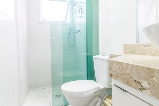 Banheiro de apartamento para alugar com 2 quartos, 60m² em Jardim Maria Helena, Barueri