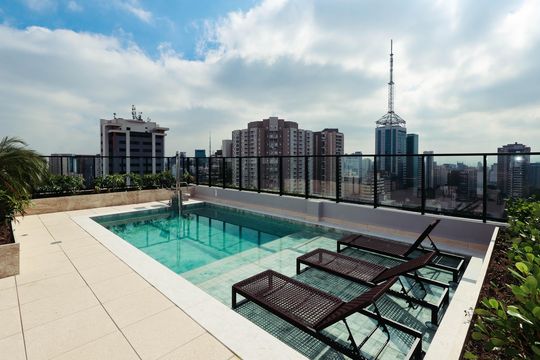 Piscina de apartamento à venda com 2 quartos, 60m² em Paraíso, São Paulo