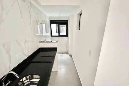 Cozinha e Área de Serviço de apartamento à venda com 2 quartos, 38m² em Vila Paiva, São Paulo