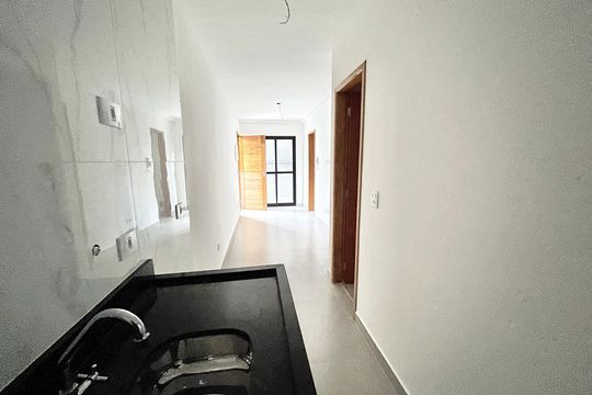 Cozinha e Área de Serviço de apartamento para alugar com 2 quartos, 45m² em Vila Paiva, São Paulo