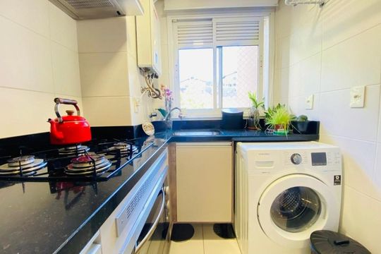 Área de serviço de apartamento à venda com 2 quartos, 62m² em Petrópolis, Porto Alegre