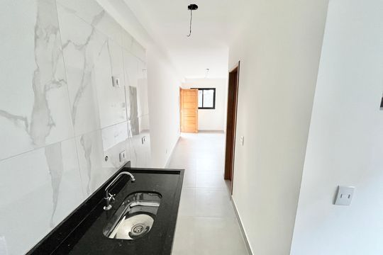 Cozinha e Área de Serviço de apartamento para alugar com 2 quartos, 45m² em Vila Paiva, São Paulo