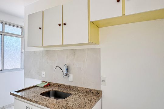 Cozinha de apartamento para alugar com 2 quartos, 57m² em Parque Sao Luis, São Paulo