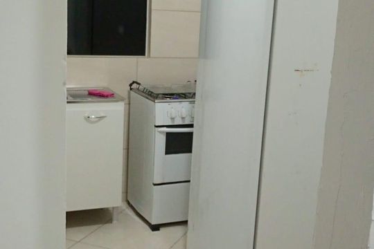 Cozinha de kitnet/studio para alugar com 1 quarto, 40m² em Caminho Novo, Palhoça