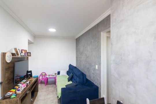 Sala de apartamento à venda com 2 quartos, 44m² em Campo Grande, Rio de Janeiro