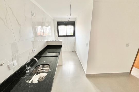 Cozinha e Área de Serviço de apartamento para alugar com 2 quartos, 45m² em Vila Paiva, São Paulo