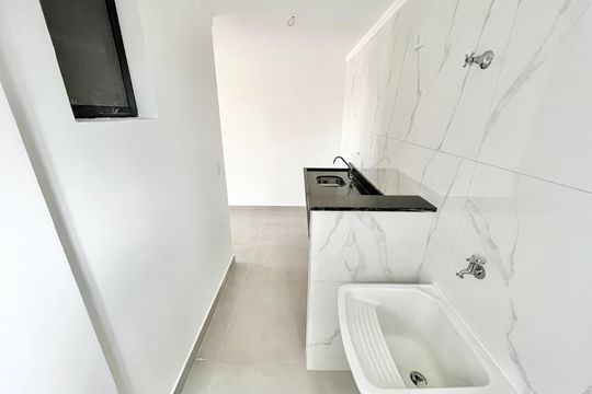 Cozinha e Área de Serviço de apartamento à venda com 2 quartos, 40m² em Vila Paiva, São Paulo