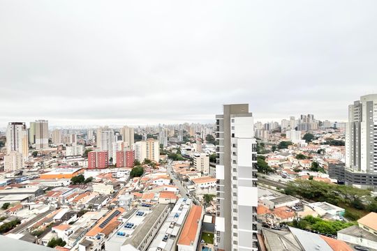 Varanda da Sala Vista de apartamento à venda com 1 quarto, 81m² em Parada Inglesa, São Paulo