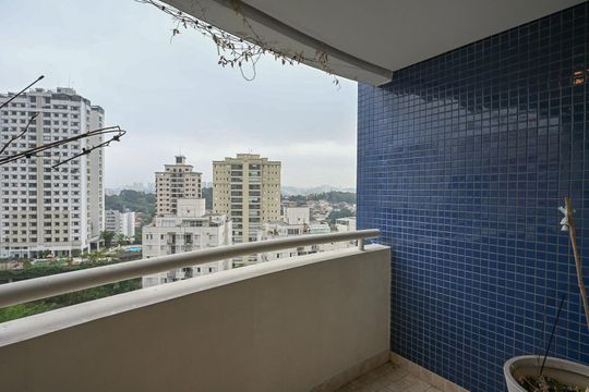 Varanda de apartamento à venda com 3 quartos, 160m² em Parque Bairro Morumbi, São Paulo