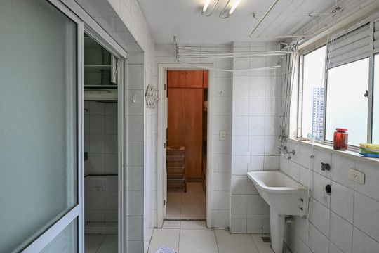 Área de Serviço  de apartamento à venda com 3 quartos, 160m² em Parque Bairro Morumbi, São Paulo
