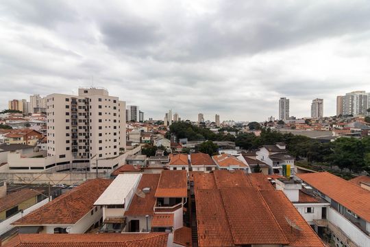 Varanda e Área de Serviço - Vista de apartamento para alugar com 1 quarto, 25m² em Jardim do Colegio (zona Norte), São Paulo