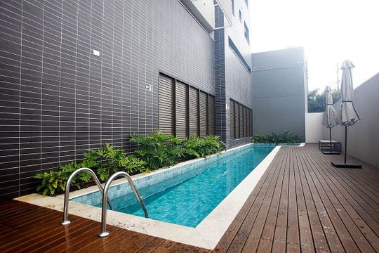 Área Comum - Rooftop Piscina de apartamento para alugar com 2 quartos, 68m² em Petrópolis, Porto Alegre