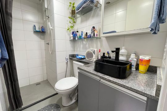 Banheiro de apartamento à venda com 2 quartos, 34m² em Butantã, São Paulo