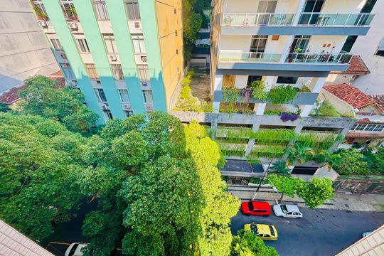 Vista do Quarto de apartamento para alugar com 2 quartos, 90m² em Copacabana, Rio de Janeiro