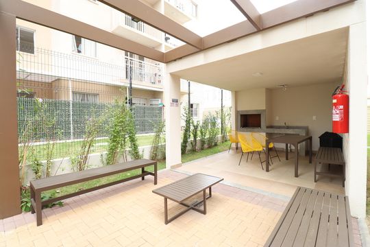 Área comum - Churrasqueira de apartamento para alugar com 1 quarto, 28m² em Bom Retiro, São Paulo