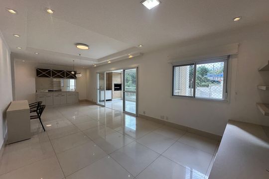 Sala de apartamento para alugar com 3 quartos, 132m² em Tamboré, Santana de Parnaíba