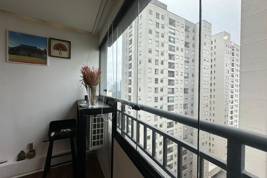 Varanda da Sala de apartamento para alugar com 2 quartos, 58m² em Jardim Esperanca, Barueri