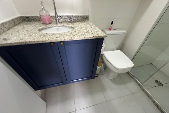 Banheiro de apartamento para alugar com 2 quartos, 58m² em Jardim Esperanca, Barueri