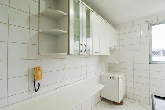 Cozinha e Área de Serviço de apartamento à venda com 2 quartos, 42m² em Lauzane Paulista, São Paulo