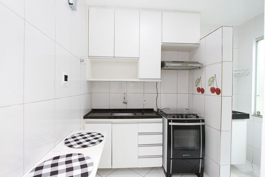 Cozinha de apartamento à venda com 2 quartos, 63m² em Salgado Filho, Belo Horizonte