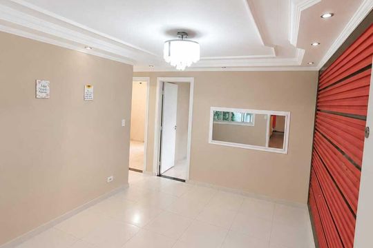 Sala de apartamento à venda com 2 quartos, 52m² em Conjunto Residencial José Bonifácio, São Paulo