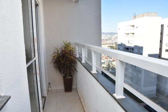 Sala - Varanda de apartamento para alugar com 3 quartos, 54m² em Vila Rio Branco, Jundiaí
