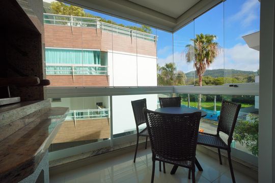 Varanda da Sala de apartamento para alugar com 1 quarto, 53m² em Campeche, Florianópolis