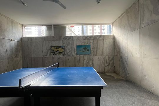 Área comum de kitnet/studio para alugar com 1 quarto, 55m² em José Menino, Santos