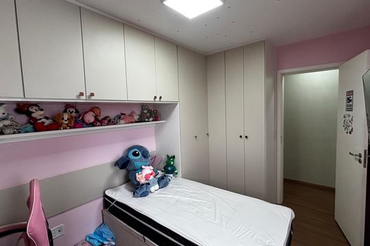Quarto 2 de apartamento à venda com 2 quartos, 56m² em Jardim Cristiane, Santo André