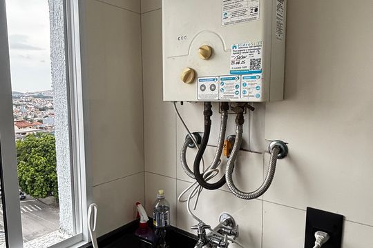 Cozinha - Area de Serviço de apartamento à venda com 2 quartos, 56m² em Jardim Cristiane, Santo André