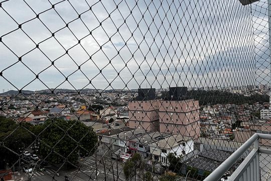 Sala - Sala de Jantar Varanda de apartamento à venda com 2 quartos, 56m² em Jardim Cristiane, Santo André