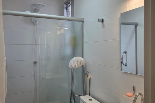 Banheiro de apartamento para alugar com 2 quartos, 65m² em Vila Joao Jorge, Campinas