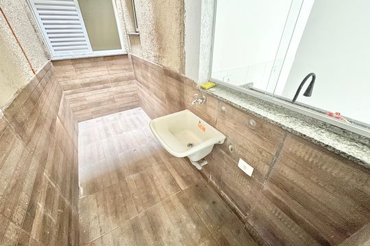 Área de Serviço de apartamento para alugar com 1 quarto, 45m² em Carandiru, São Paulo