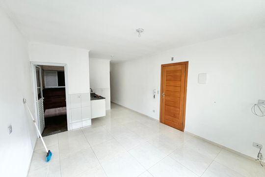 Sala/Cozinha de apartamento para alugar com 1 quarto, 45m² em Carandiru, São Paulo