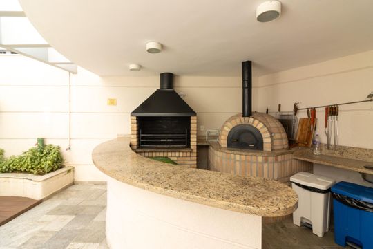 Área comum - Churrasqueira de apartamento para alugar com 2 quartos, 119m² em Vila Olímpia, São Paulo