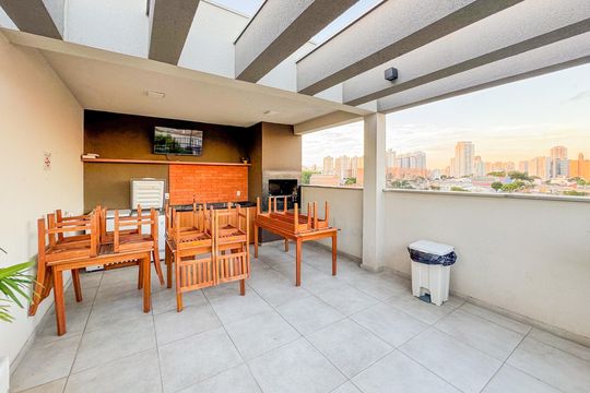 Churrasqueira de apartamento à venda com 2 quartos, 35m² em Mooca, São Paulo