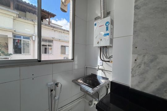 Área de serviço  de apartamento à venda com 3 quartos, 136m² em Pechincha, Rio de Janeiro