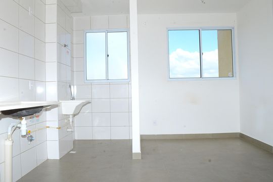 Sala/Cozinha de apartamento para alugar com 2 quartos, 44m² em São Gabriel, Belo Horizonte