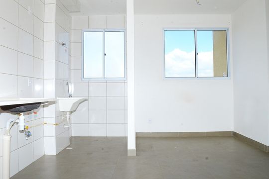 Sala/Cozinha de apartamento para alugar com 2 quartos, 44m² em São Gabriel, Belo Horizonte