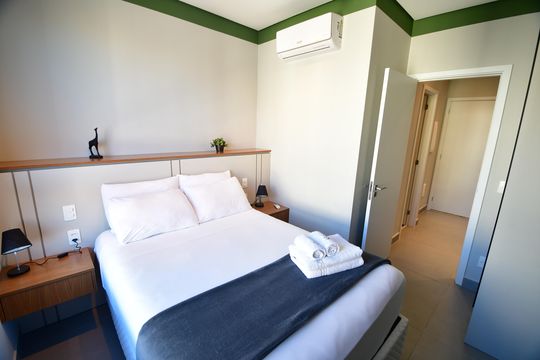Quarto de apartamento para alugar com 1 quarto, 46m² em Centro, Campinas