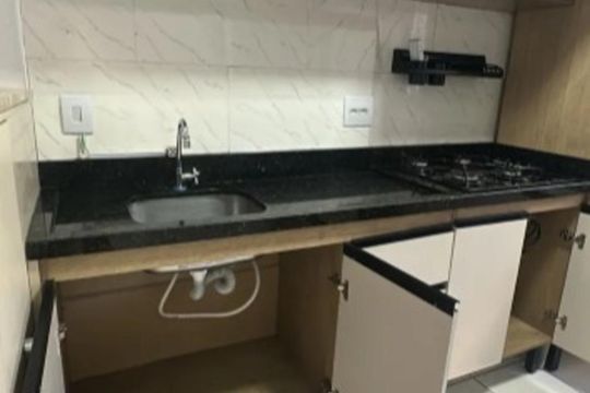 Cozinha de apartamento para alugar com 2 quartos, 55m² em Igara, Canoas