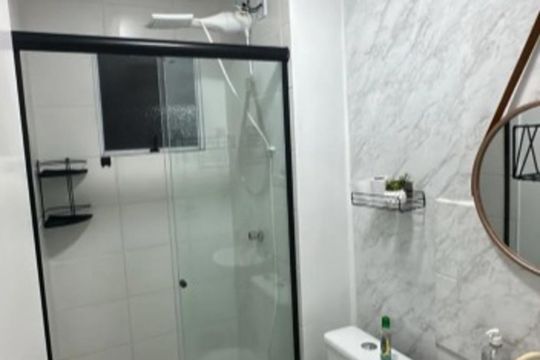 Banheiro de apartamento para alugar com 2 quartos, 55m² em Igara, Canoas