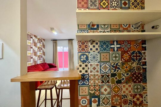 Cozinha de apartamento à venda com 1 quarto, 60m² em Jardim Chapadão, Campinas