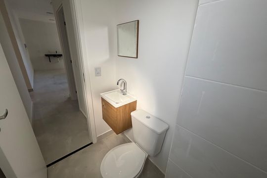 Banheiro de apartamento para alugar com 1 quarto, 33m² em Cidade Antônio Estêvão de Carvalho, São Paulo