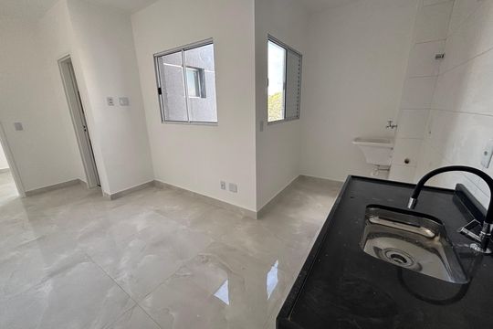 Cozinha  de apartamento para alugar com 1 quarto, 30m² em Cidade Antônio Estêvão de Carvalho, São Paulo