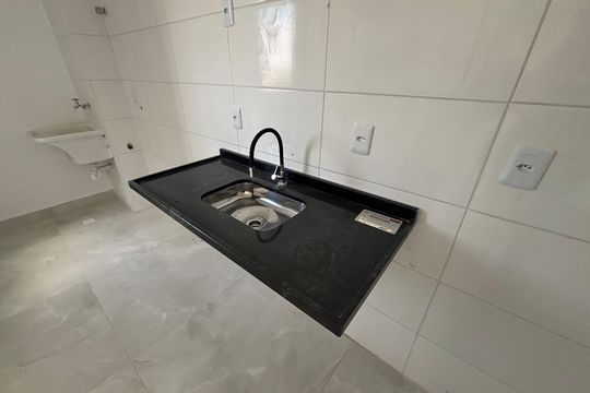Cozinha  de apartamento à venda com 1 quarto, 30m² em Cidade Antônio Estêvão de Carvalho, São Paulo