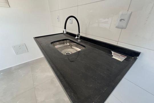 Cozinha de apartamento à venda com 2 quartos, 38m² em Cidade Antônio Estêvão de Carvalho, São Paulo